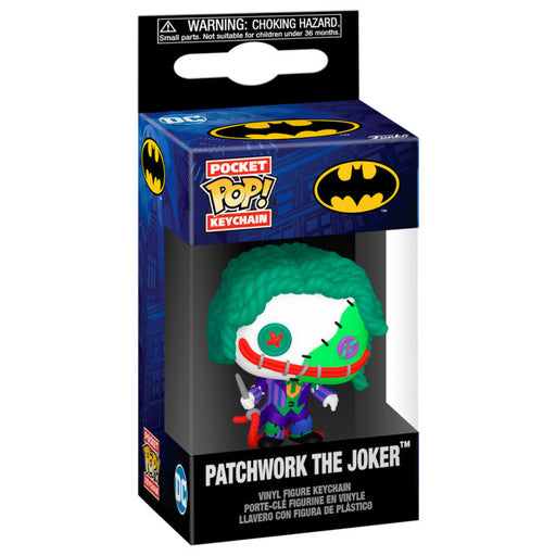Pocket POP Keychain DC Comics ?Patchwork Joker-0