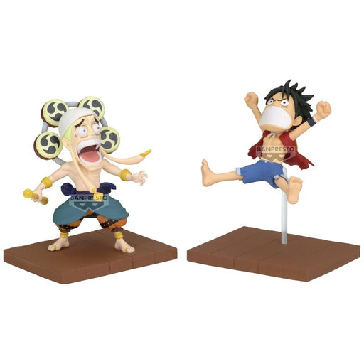 One Piece Monkey D Luffy & Enel World Collectable figure 7cm-0