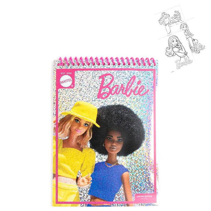Barbie colouring stationery set-2
