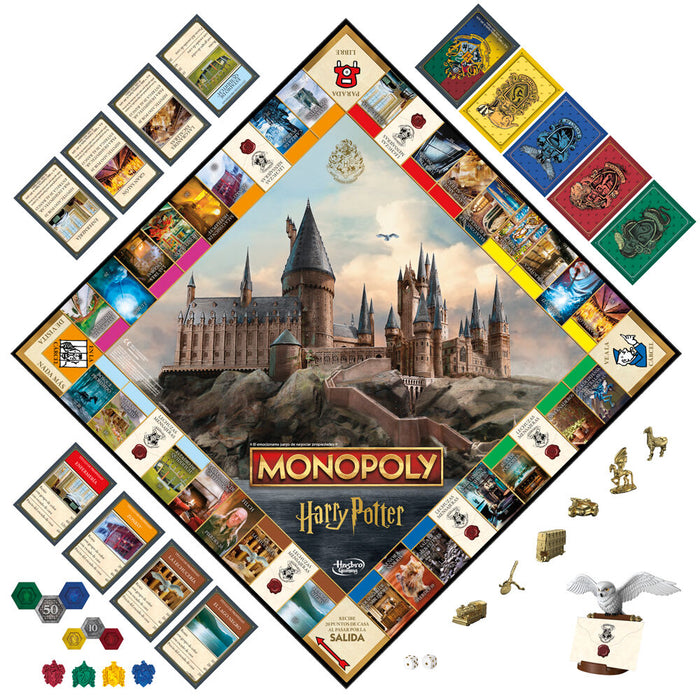 Spanish Harry Potter Monopoly board game-3