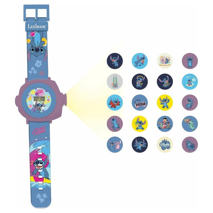 Disney Stitch digital projector clock-1