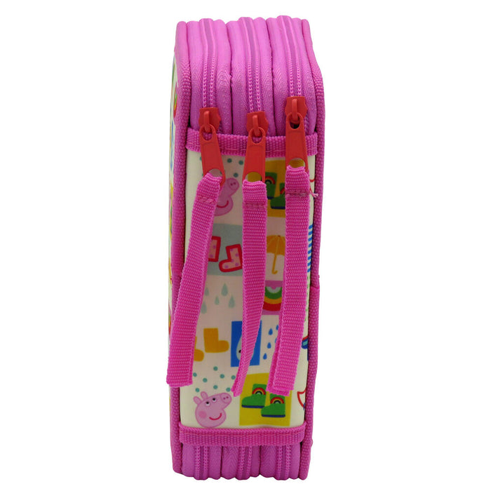 Pepa Pig triple filled pencil case-1