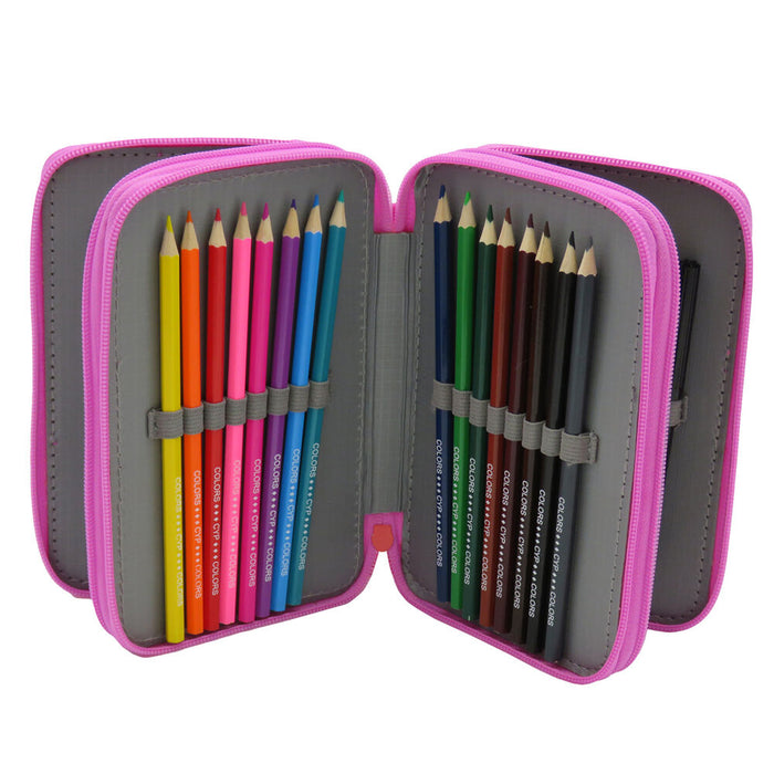 Pepa Pig triple filled pencil case-2