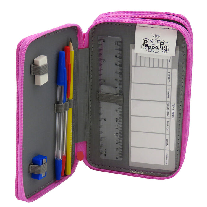 Pepa Pig triple filled pencil case-3