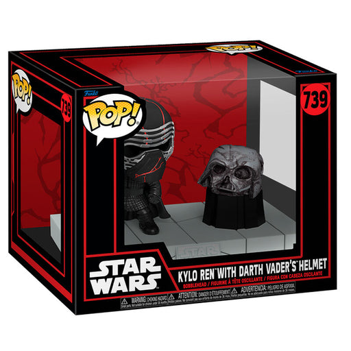 POP figure Deluxe Star Wars Kylo Ren with Darth Vader Helmet-0