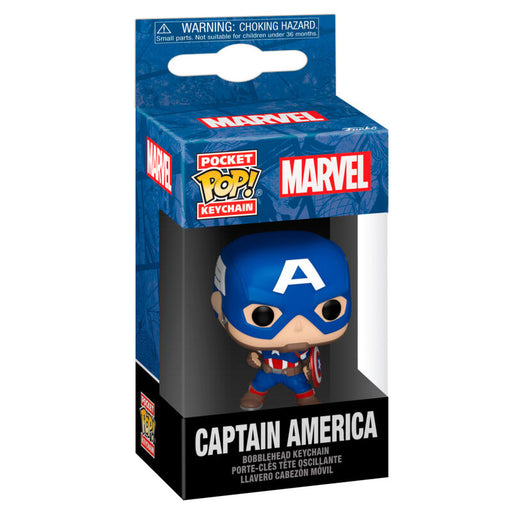 Pocket POP Keychain Marvel Captain America Classics-0
