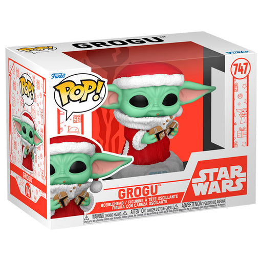 POP figure Star Wars Grogu with Christmas Cookie-0