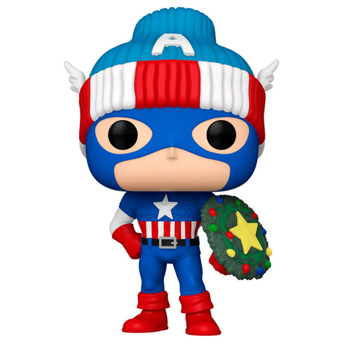POP figure Marvel Captain America Holiday-1