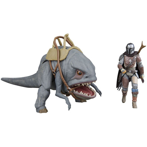 Star Wars The Mandalorian - Blurrg & Mandalorian set 2 figures 9,5cm-10