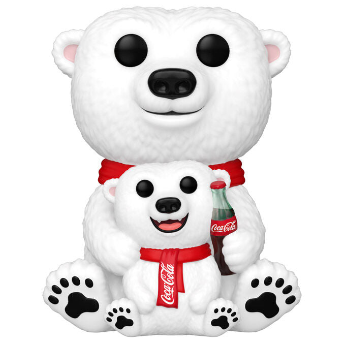POP figure Coca -Cola Polar Bear with Cub-1