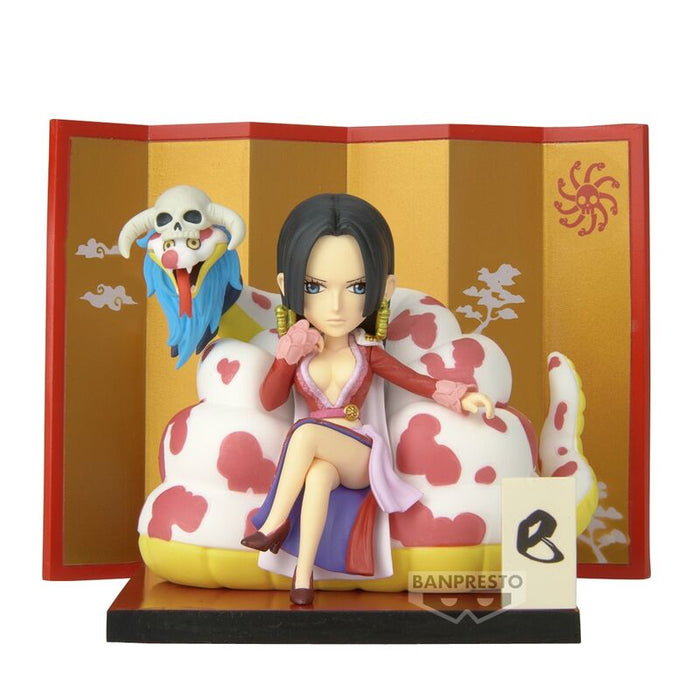 One Piece World Collectable Special Boa Hancock & Salome figure 6cm-0