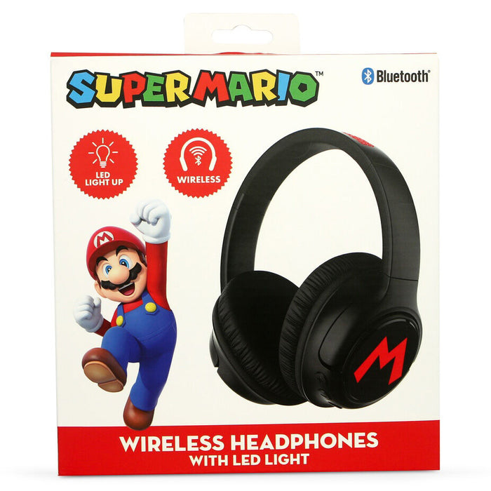 Super Mario Bros wireless LED headphones-4