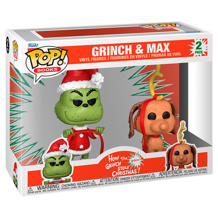 POP pack 2 figures The Grinch - Grinch & Max-1