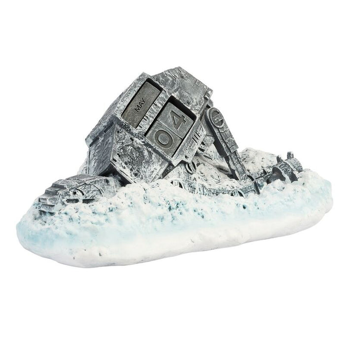 Star Wars AT-AT Shot Down 3D perpetual calendar-0