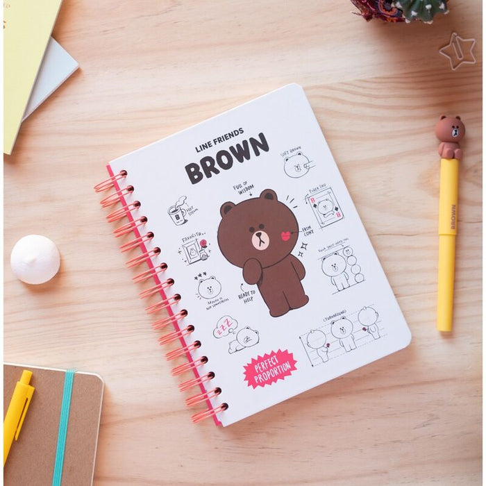 Line Friends A5 notebook-3