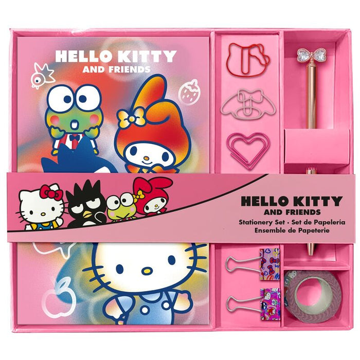 Hello Kitty Stationery set notebook + accessories-0