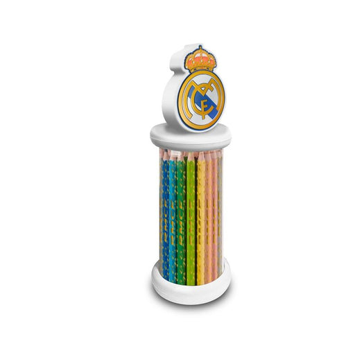 Real Madrid set 12 coloured pencils-0
