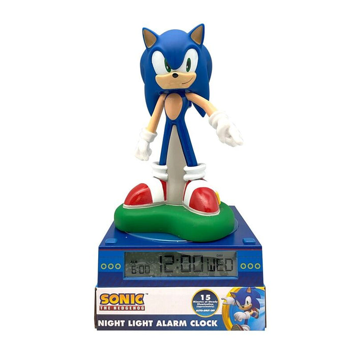 Sonic the Hedgehog 3D lamp with alarm clock-0