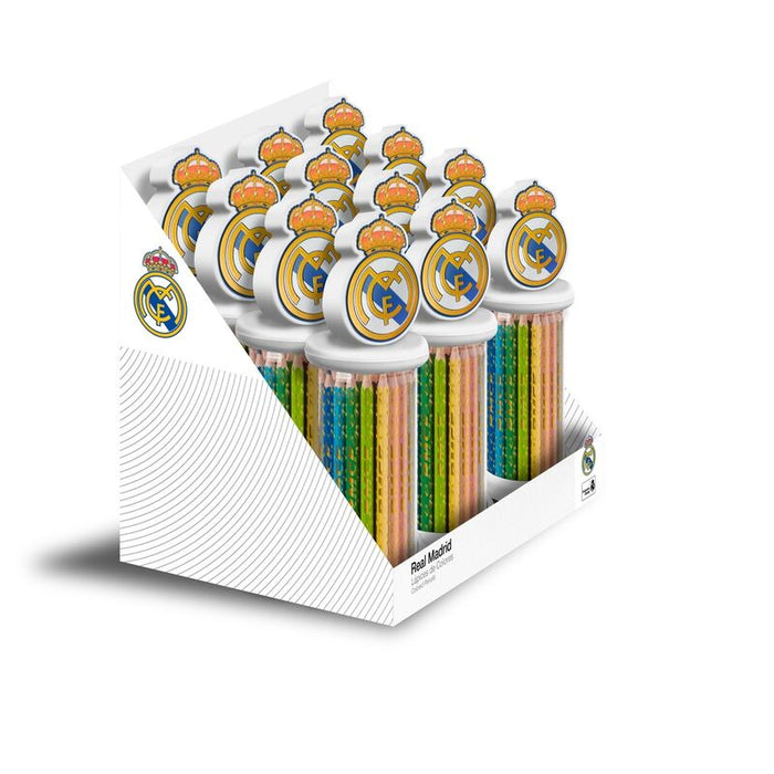 Real Madrid set 12 coloured pencils-1