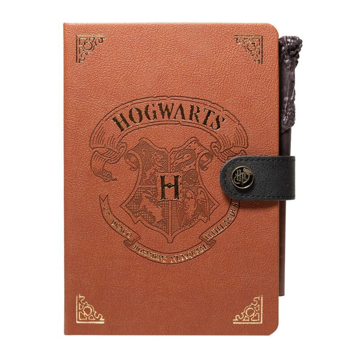 Harry Potter Hogwart A5 premium notebook + wand pen-1