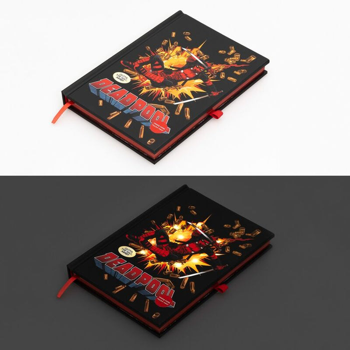 Marvel Deadpool A5 premium led notebook-0