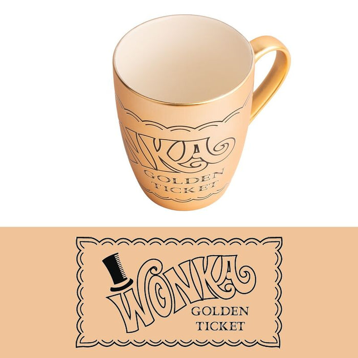 Willy Wonka Golden Ticket mug 350ml-0