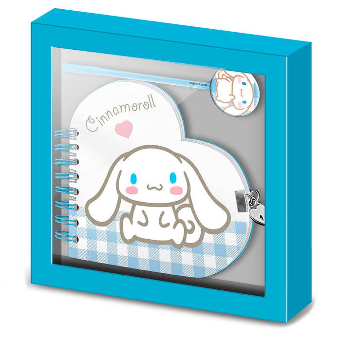 Hello kitty Cinnamoroll diary + pen set-0