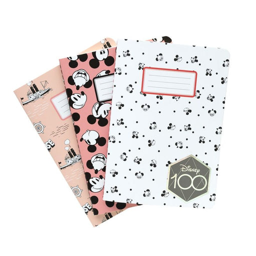 Disney Mickey 100 Anniversary pack 3 A6 notebooks-0