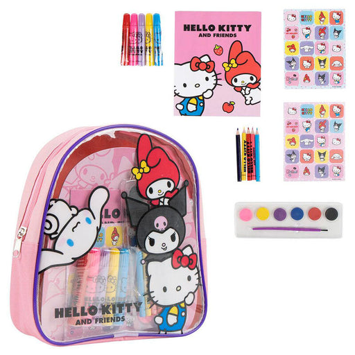 Hello Kitty backpack stationery set-0