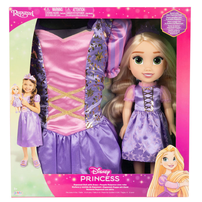 Disney Rapunzel doll + costume 38cm-0
