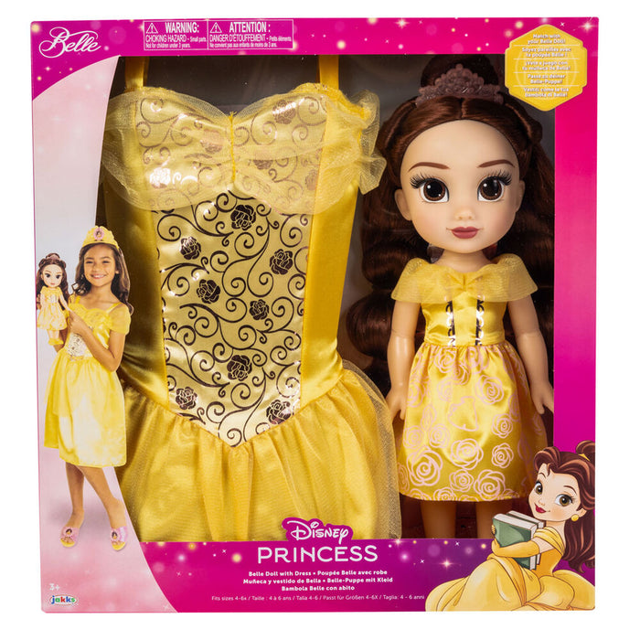 Disney Beauty and the Beast Belle doll + costume 38cm-0