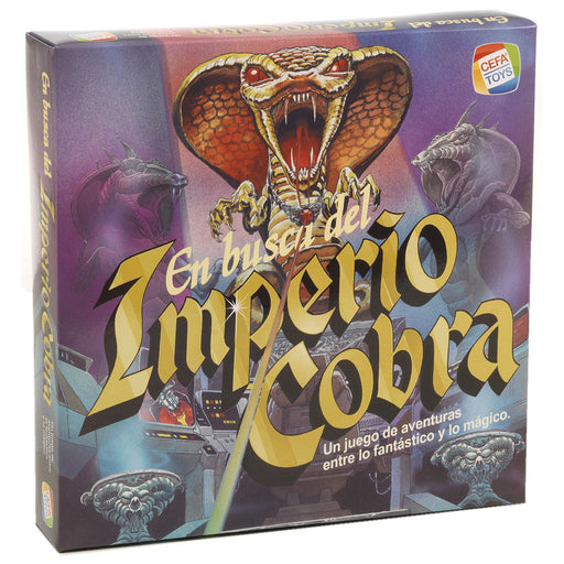 Spanish In Search of the Cobra Empire board game-1