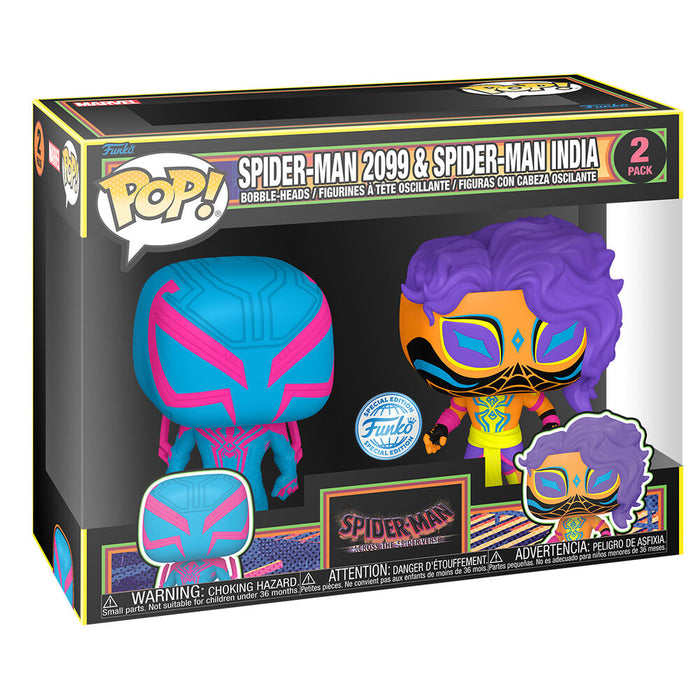 POP pack 2 figures Spider-Man - Spider-Man 2099 & Spider-Man India Exclusive-0