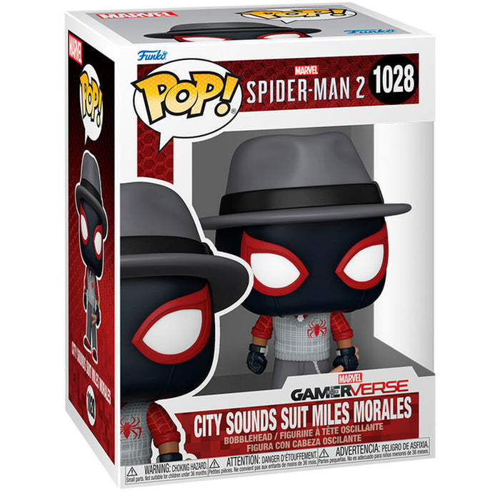 POP figure Marvel Spider-Man 2 City Sounds Suit Miles Morales-0