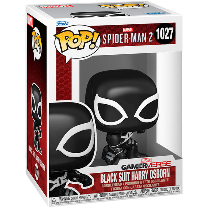 POP figure Mavel Spider-Man 2 Black Suit Harry Osborn-0