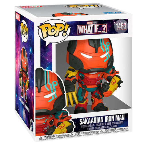 POP figure Super Marvel What IF Sakaarian Iron Man-0