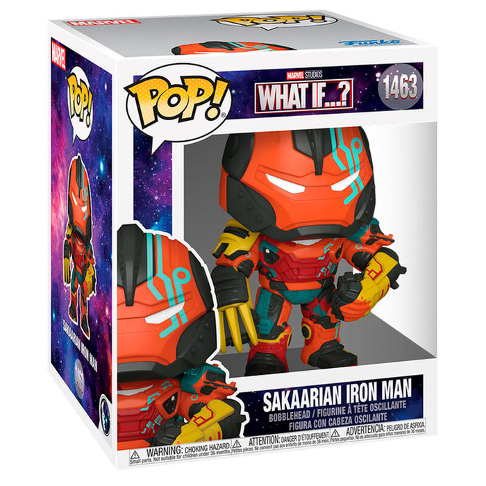 POP figure Super Marvel What IF Sakaarian Iron Man-0