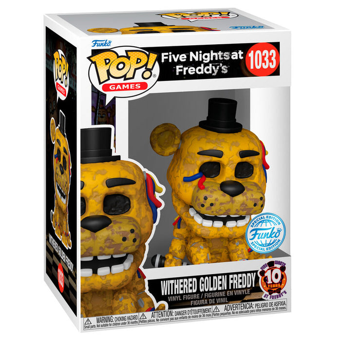 POP figure Five Night at Freddys Withered Golden Freddy Exclusive-0