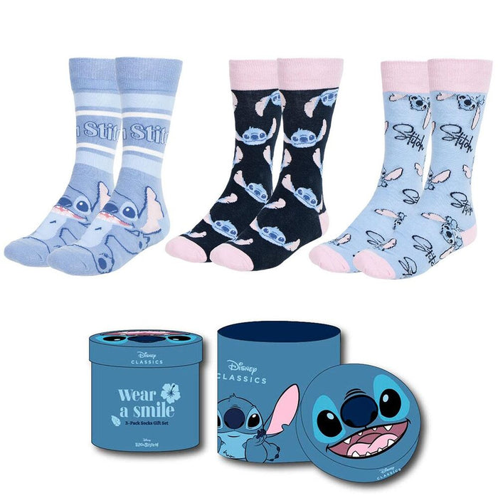 Disney Stitch pack 3 adult socks-0