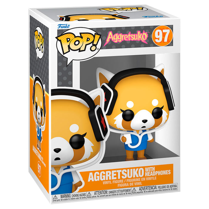 POP figure Aggretsuko - Aggretsuko with Headphones-0