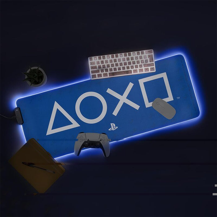 PlayStation gaming light desk mat-2