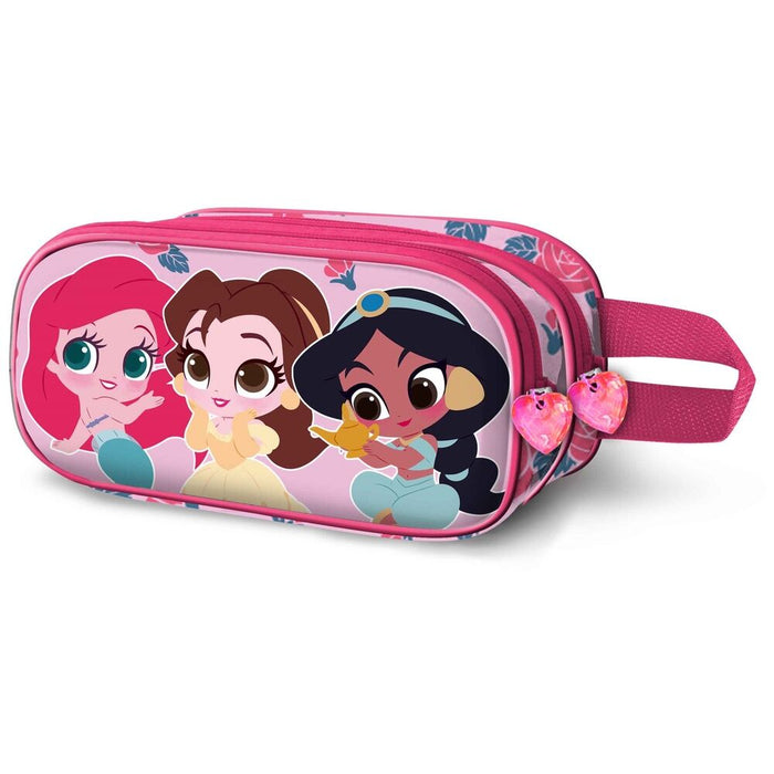 Disney Princess Flowers 3D double pencil case-1