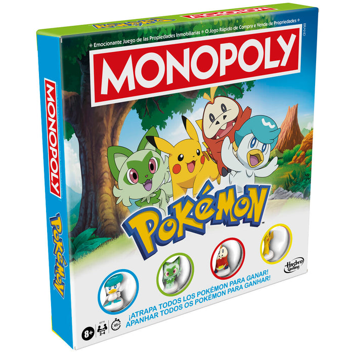 Spanish Monopoly Pokemon board game-0