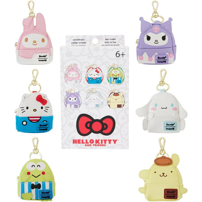 Loungefly Hello Kitty mini backpack keychain mystery box-0