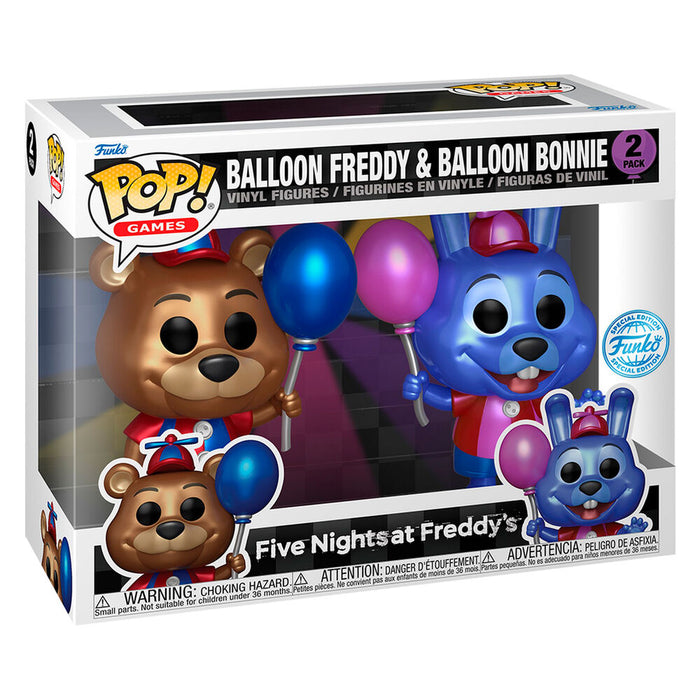 POP pack 2 figures Five Nights at Freddys Ballon Freddy & Balloon Bonnie Exclusive-1