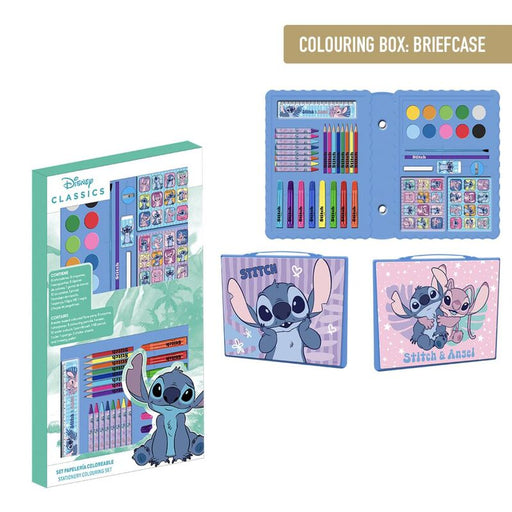 Disney Stitch colouring stationery set-1