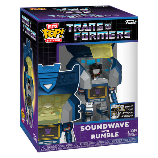 Bitty Bots figure Transformers Soundwave with Rumble-0