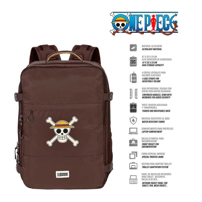 One Piece Skull backpack 49cm-3