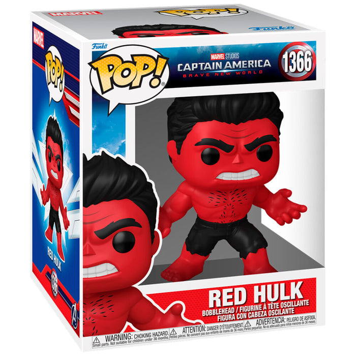 POP figure Super Marvel Captain America Brave New World Red Hulk-0
