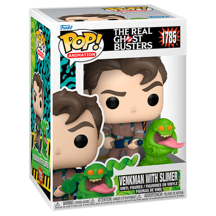 POP figure The Real Ghostbuster Venkman with Slimer-0